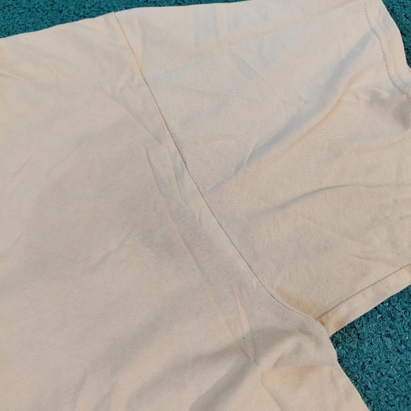 VINTAGE Yellow Nike Logo T Shirt Size XL - Picture 4 of 10